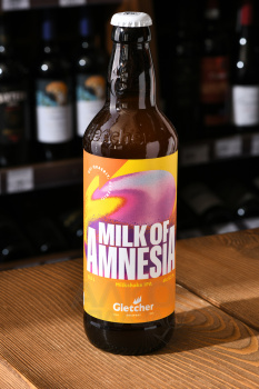 Gletcher Milk of Amnesia V. Tropic - пиво Глетчер Милк Оф Амнезия В. Тропик 0.5 л нефильтрованное