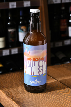 Gletcher Milk of Amnesia Non-Alcoholic - пиво безалкогольное Глетчер Милк Оф Амнезия 0.5 л нефильтрованное