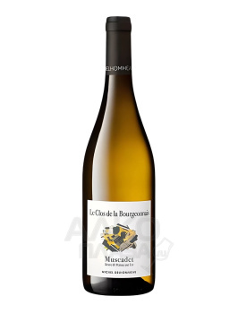 Michel Delhommeau Le Clos de la Bourgeonnais Muscadet Sevre et Maine sur Lie AOC - вино Мишель Делхоммо Ле Кло де ла Буржонне Мускаде Севр э Мэн сюр Ли 0.75 л белое сухое