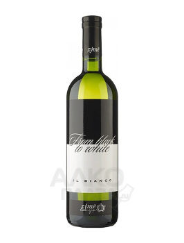 Zyme From Black to White Veneto IGT - вино Зиме Фром Блэк ту Уайт ИЖТ 0.75 л белое сухое