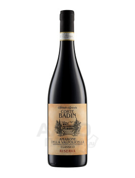 Corte Badin Amarone della Valpolicella Classico Riserva DOCG - вино Корте Бадин Амароне делла Вальполичелла Классико Ризерва 0.75 л красное полусухое