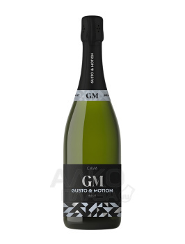 Cava GM Brut DO - игристое вино Кава ГМ Брют ДО белое 0.75 л