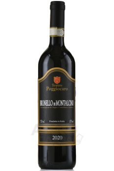 Tenute Poggiocaro Brunello di Montalcino - вино Тенуте Поджиокаро Брунелло ди Монтальчино 0.75 л красное сухое