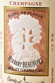 Herbert Beaufort Cuvee du Melomane Blanc de Blancs - шампанское Эрбер Бофор Кюве дю Меломан Блан де Блан 0.75 л