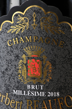 Champagne Herbert Beaufort Cuvee La Favorite - шампанское Шампань Эрбер Бофор Кюве ля Фаворит 0.75 л белое брют