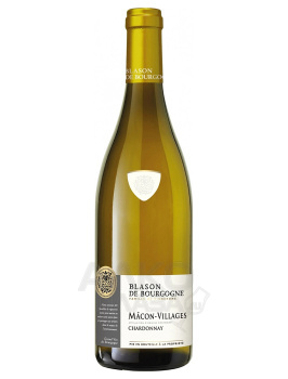 Blason de Bourgogne Macon-Villages Chardonnay AOC - вино Блазон де Бургонь Макон-Вилляж Шардоне АОС 0.75 л белое сухое