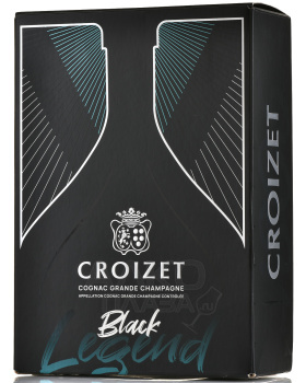 Cognac Croizet Black Legend Napoleon Grande Champagne AOC - коньяк Круазе Блек Легенд Наполеон Гран Шампань 0.7 л в п/у
