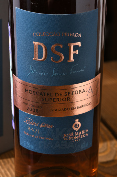 Jose Maria da Fonseca Coleccao Privada Domingos Soares Franco Moscatel de Setubal - вино ликёрное Частная коллекция Москатель де Сетубаль 0.75 л белое сладкое