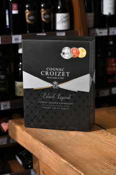 Croizet Black Legend Cognac - коньяк Крозет Блэк Легенд 0.7 л в п/у