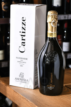 Andreola Cartizze Valdobbiadene Superiore di Cartizze DOCG - вино игристое Андреола Картицце Вальдоббьядене Супериоре 0.75 л