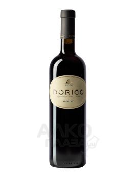 Dorigo Merlot Colli Orientali del Friuli DOC - вино Дориго Мерло Колли Ориентали дель Фриули ДОК 0.75 л красное сухое