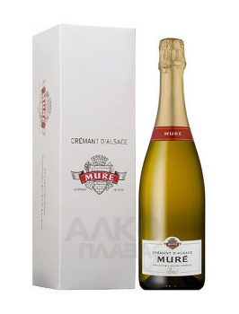Mure Cremant d’Alsace Brut - игристое вино Мюре Креман д’Альзас Брют 0.75 л белое брют в п/у