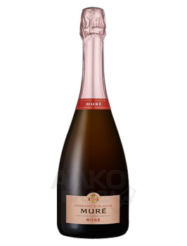 Mure Cremant d’Alsace Brut Rose - игристое вино Мюре Креман д’Альзас Брют Розе 0.75 л розовое брют
