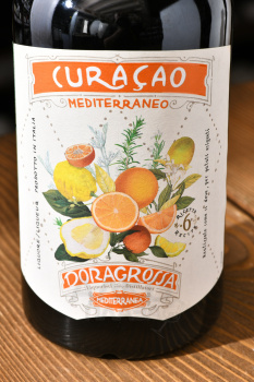 Doragrossa Curacao Mediterraneo - ликер Дорагросса Кюрасао Медитерранео 0.7 л