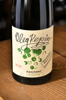 Oleg Repin Riesling - вино Олег Репин Рислинг 0.75 л белое сухое
