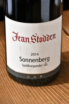 Jean Stodden Sonnenberg Spatburgunder GG - вино Йен Штодден Зонненберг Шпетбургундер ГГ 2014 год 0.75 л красное сухое