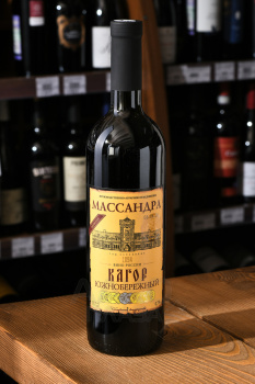 Вино Массандра Кагор Южнобережный 0.75 л красное сладкое