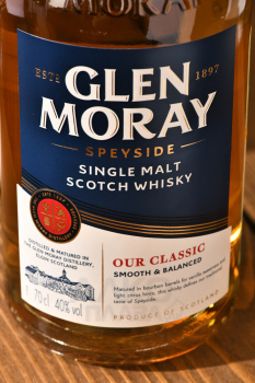 Glen Moray Elgin Classic - виски Глен Морей Элгин Классик 0.7 л в п/у