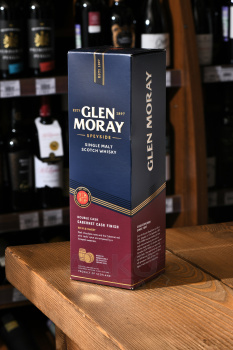 Glen Moray Single Malt Cabernet Cask Finish gift box - виски Глен Морей Сингл Молт Каберне Каск Финиш 0.7 л п/у