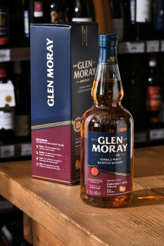 Glen Moray Single Malt Cabernet Cask Finish gift box - виски Глен Морей Сингл Молт Каберне Каск Финиш 0.7 л п/у