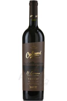 Colome El Camino Tannat - вино Коломе Эль Камино Таннат 0.75 л красное сухое