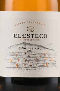 El Estecco Blanc de Blanc - вино Эль Эстеко Блан де Блан 0.75 л белое сухое