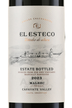 El Estecco Malbec -  вино Эль Эстеко Мальбек 0.75 л красное сухое