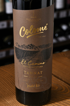 Colome El Camino Tannat - вино Коломе Эль Камино Таннат 0.75 л красное сухое