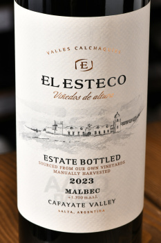 El Estecco Malbec -  вино Эль Эстеко Мальбек 0.75 л красное сухое