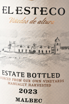 El Estecco Malbec -  вино Эль Эстеко Мальбек 0.75 л красное сухое