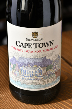 Cape Town Diemersdal Cabernet Sauvignon Merlot - вино Кейп Таун Димерсдаль Каберне-Совиньон Мерло полусухое 0.75 л