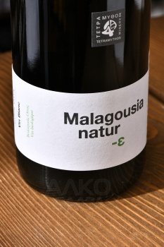 Tetramythos Malagousia Natur - вино Тетрамитос Малагузия Натур 0.75 л белое сухое