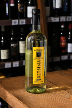 Cavino Retsina - вино Кавино Рецина 0.75 л белое сухое