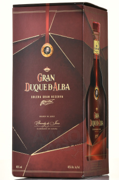 Gran Duque d’Alba - бренди де херес Гран Дуке де Альба 0.7 л в п/у