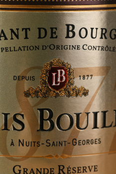 Louis Bouillot Brut Grande Reserve Cremant de Bourgogne AOC - игристое вино Луи Буйо Брют Гран Резерв Креман де Бургонь 0.75 л