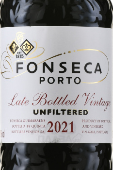 Fonseca Late Bottled Vintage Port - портвейн Фонсека Лэйт Боттлд Винтаж 0.75 л