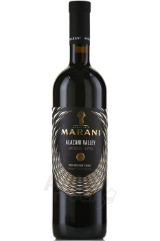 Marani Alazani Valley Red - вино Марани Алазанская Долина 0.75 л красное полусладкое