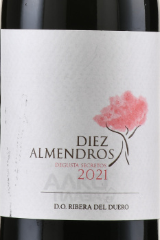 Diez Almendros Ribera del Duero - вино Диэс Альмендрос Рибера дель Дуэро 0.75 л красное сухое