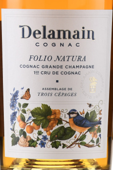 Delamain Folio Natura Grande Champagne Cognac - коньяк Делямэн Фолио Натура Гранд Шампань 0.7 л в п/у
