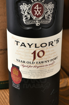 Taylor’s 10 Year Old Tawny Port - портвейн Тейлорс 10-летний Тони Порт 0.75 л в тубе