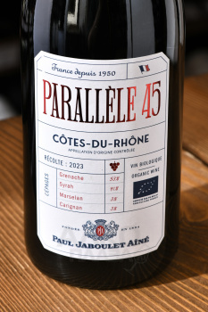 Paul Jaboulet Aine Parallele 45 Rouge Cotes du Rhone - вино Поль Жабуле Эне Параллель 45 Кот дю Рон Руж 0.75 л красное сухое
