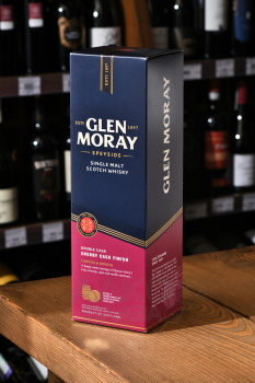 Glen Moray Single Malt Elgin Classic Sherry Cask Finish in gift box - виски Глен Морей Сингл Молт Элгин Классик Шерри Каск Финиш 0.7 л в п/у