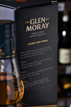 Glen Moray Single Malt Elgin Classic Sherry Cask Finish in gift box - виски Глен Морей Сингл Молт Элгин Классик Шерри Каск Финиш 0.7 л в п/у