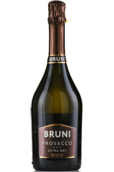 Bruni Prosecco Extra Dry - вино игристое Бруни Просекко Экстра Драй 0.75 л белое экстра драй
