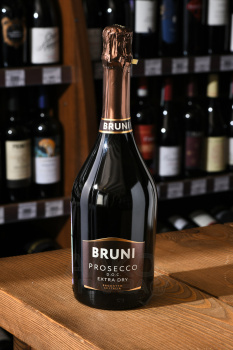 Bruni Prosecco Extra Dry - вино игристое Бруни Просекко Экстра Драй 0.75 л белое экстра драй
