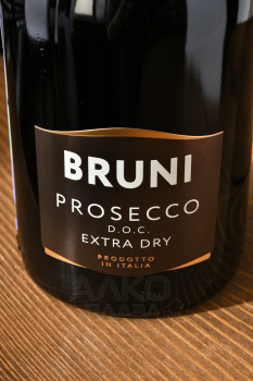 Bruni Prosecco Extra Dry - вино игристое Бруни Просекко Экстра Драй 0.75 л белое экстра драй