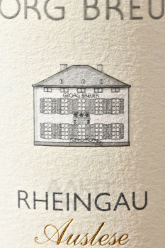 Georg Breuer Riesling Auslese Rheingau - вино Георг Броер Рислинг Ауслезе Райнгау 0.375 л белое сладкое
