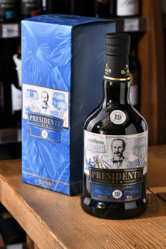 Rom Presidente Marti Oliver 19 years gift box - ром Президент Марти Оливер 19 лет в подарочной упаковке 0.7 л