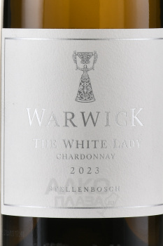 Stellenbosch Warwick White Lady Chardonnay - вино Стелленбош Ворвик Уайт Леди Шардонне 0.75 л белое сухое