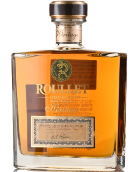 Roullet Heritage Grande Champagne gift box - коньяк Рулле Эритаж Гранд Шампань 0.7 л в п/у с деревянной рамкой